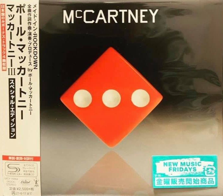 MCCARTNEY III (BONUS TRACKS) (WB) (SPEC) (SHM)-PAUL MCCARTNEY