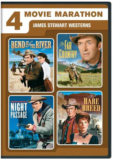 4 MOVIE MARATHON: JAMES STEWART WESTERN COLLECTION-4 MOVIE MARATHON: JAMES STEWART WESTERN COLLECTION