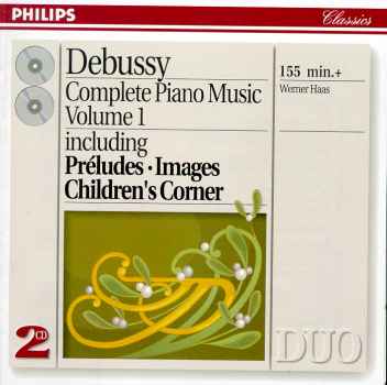 COMPLETE PIANO MUSIC 1-DEBUSSY / WERNER HAAS