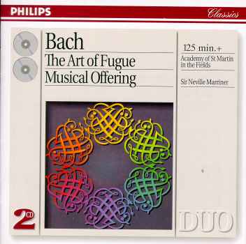 ART OF FUGUE / MUSICAL OFFERING-BACH / MARRINER / ASMF
