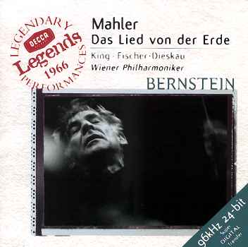 SONG OF THE EARTH-MAHLER / BERNSTEIN / DIESKAU / V