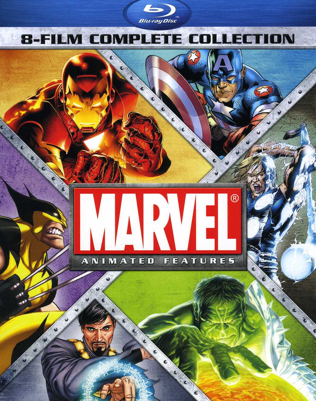 MARVEL ANIMATED FEATURES 8-FILM COMPLETE COLL-MARVEL ANIMATED FEATURES 8-FILM COMPLETE COLL