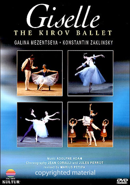 GISELLE (DVD)-ADAM / MEZENTSEVA / ZAKLINSKY / KIROV 