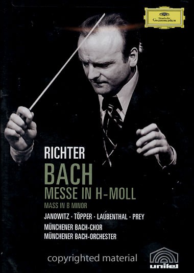 MASS IN B MINOR (DVD)-BACH / RICHTER / MUNICH BACH ORCHESTRA