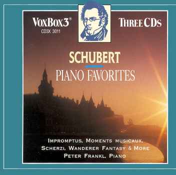 PIANO FAVORITES-SCHUBERT / FRANKL