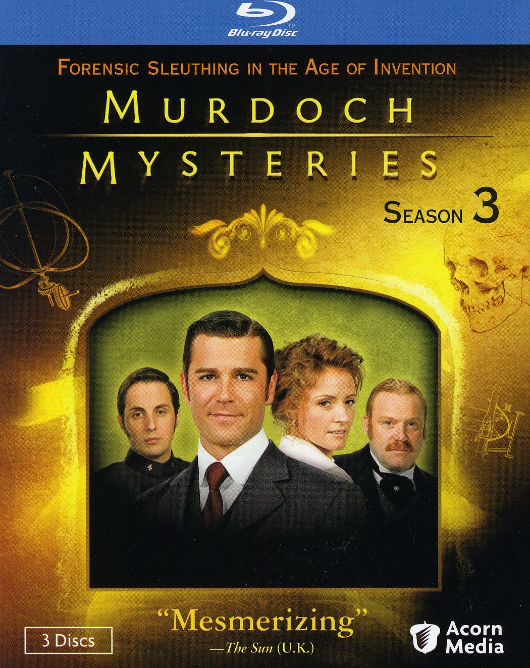 MURDOCH MYSTERIES SEASON 3 (3PC)-MURDOCH MYSTERIES SEASON 3 (3PC)