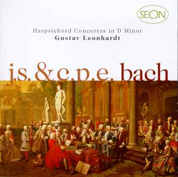 CONCERTOS IN D MINOR-J.S. BACH & C.P.E. / LEONHARDT
