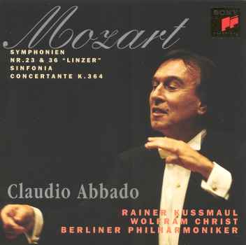 SINFONIA CONCERTANTE IN E FLAT-MOZART / ABBADO / KUSSMAUL