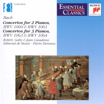 CONCERTOS FOR 2 & 3 PIANOS-J.S. BACH / CASADESUS / DE STOUTZ / ORMANDY