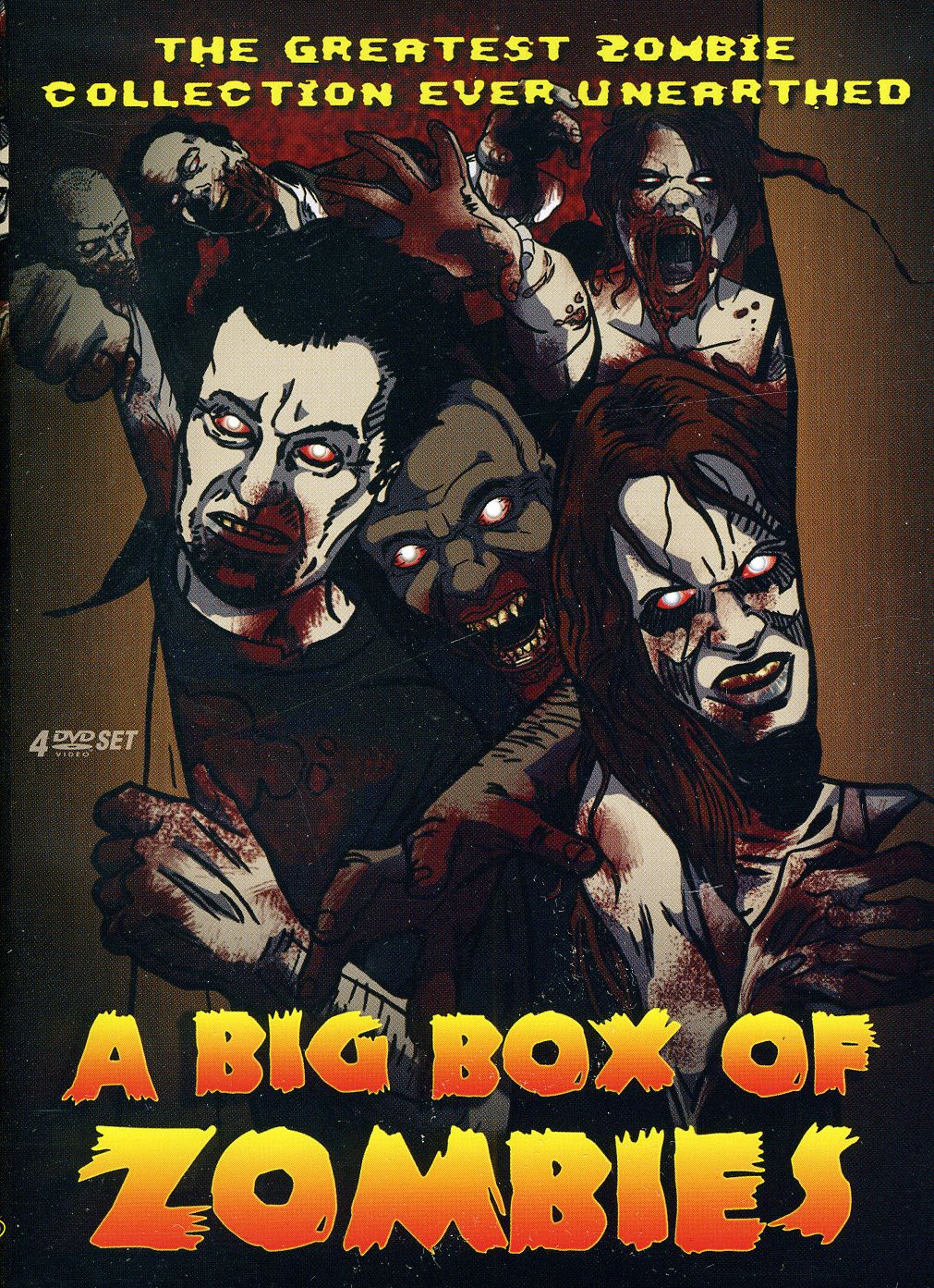 BIG BOX OF ZOMBIES (4PC) / (BOX)-BIG BOX OF ZOMBIES (4PC) / (BOX)