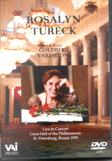GOLDBERG VARIATIONS (DVD)-BACH / ROSALYN TURECK