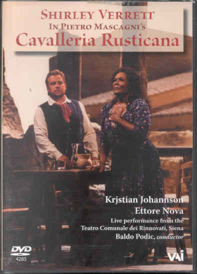 CAVALLERIA RUSTICANA-MASCAGNI / VERRETT / JOHANNSON / PODIC