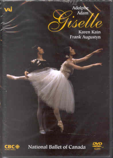 GISELLE BALLET-ADAM / KAIN / AUGYSTYN / NATIONAL BALLET CAN