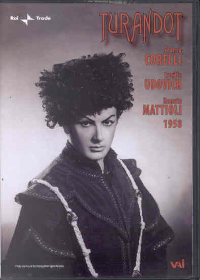 TURANDOT / (B&W)-PUCCINI / CORELLI / UDOVICH / MATTIOLI / PREVITALI