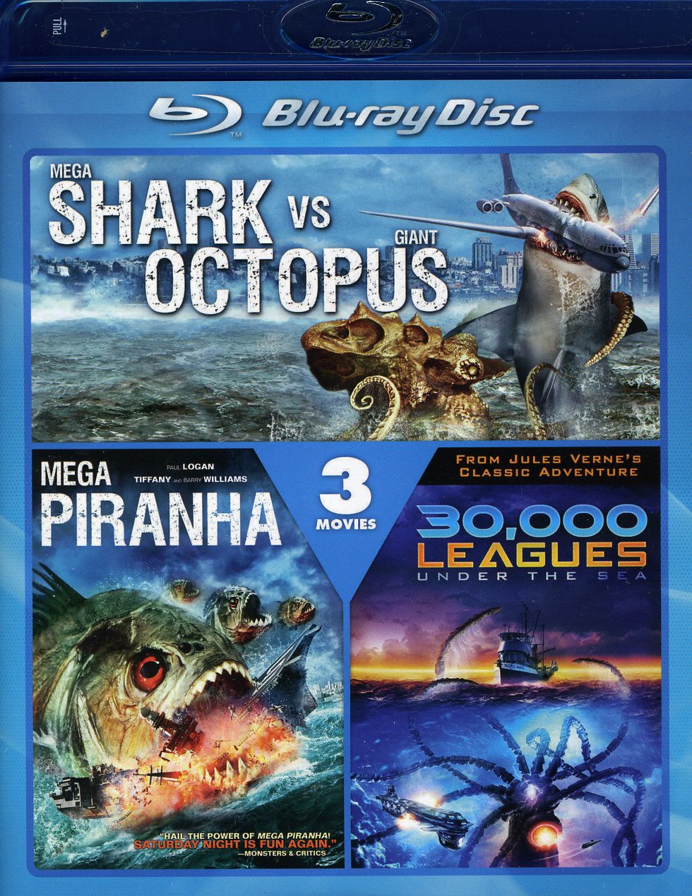 30,000 LEAGUES UNDER SEA & SHARK VS GIANT & PIRANH-000 LEAGUES UNDER SEA 30 & SHARK VS GIANT & PIRANH