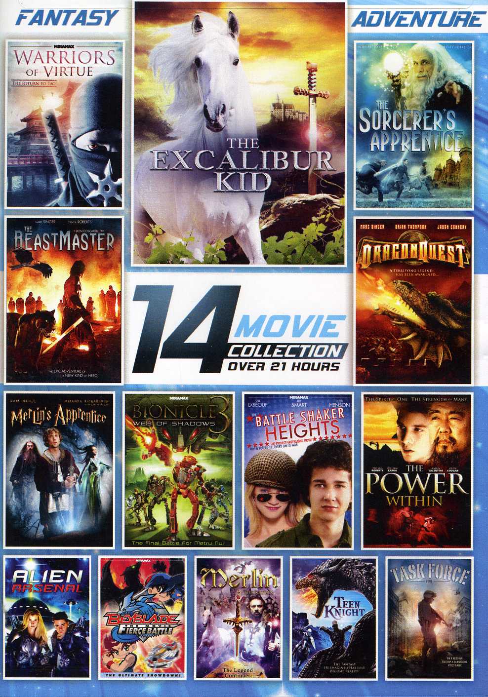 14-FILM FANTASY ADVENTURE COLLECTION-14-FILM FANTASY ADVENTURE COLLECTION