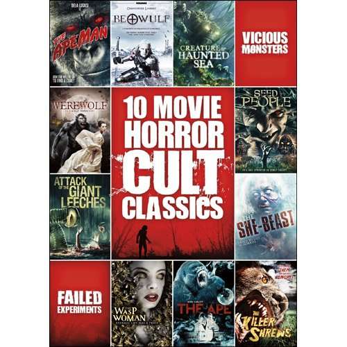 VOL. 2-10-MOVIE HORROR CULT CLASSICS