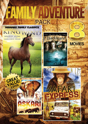 VOL. 5-8-MOVIES FAMILY ADVENTURE PACK-8-MOVIES FAMILY ADVENTURE PACK