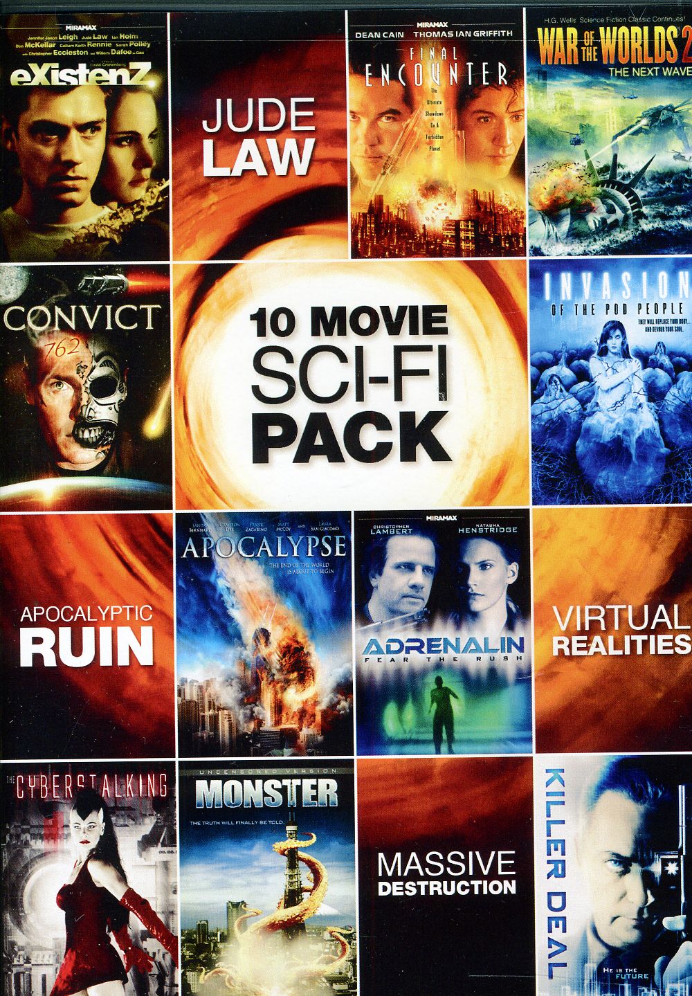 10-MOVIE SCI-FI PACK-10-MOVIE SCI-FI PACK