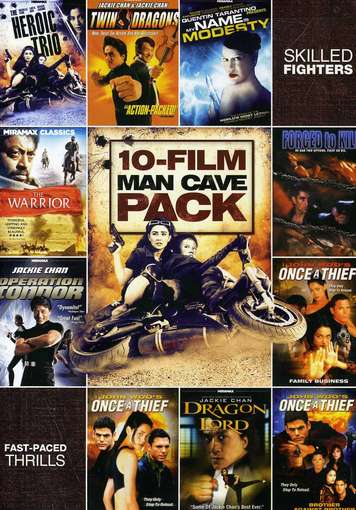 10-MOVIE MAN CAVE ACTION / MARTIAL ARTS PACK-10-MOVIE MAN CAVE ACTION / MARTIAL ARTS PACK