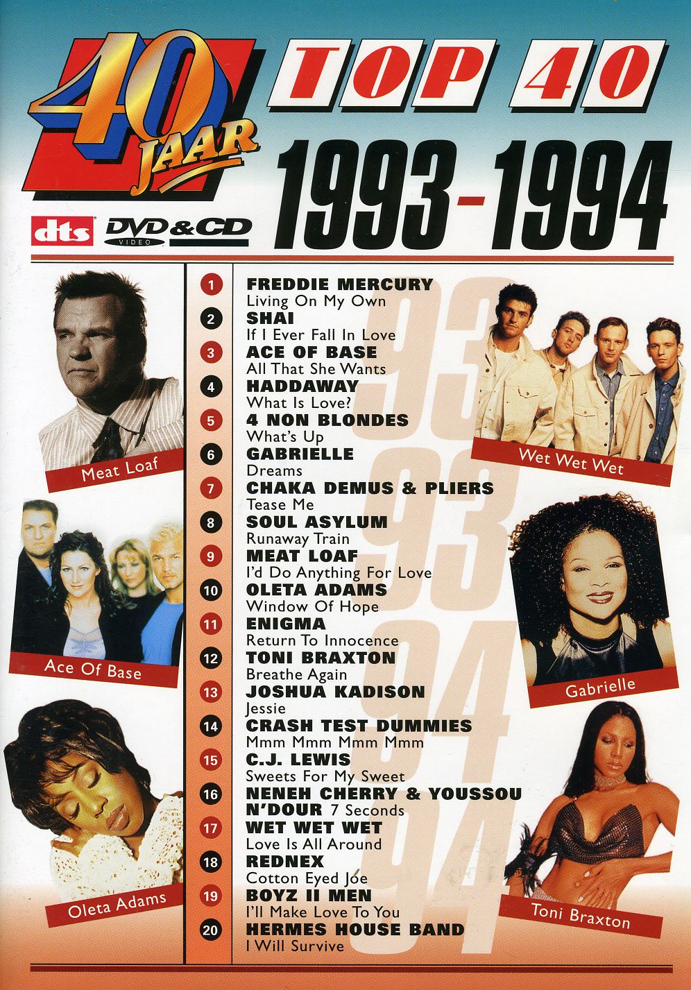 40 JAAR TOP 40:1993-94-40 JAAR TOP 40:1993-94 (+ BONUS CD)