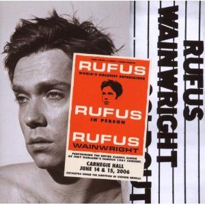 RUFUS DOES JUDY AT CARNEGIE HALL-RUFUS WAINWRIGHT