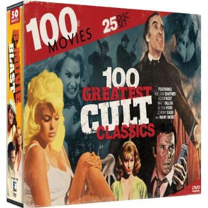 100 GREATEST CULT CLASSICS DVD (25PC)-100 GREATEST CULT CLASSICS DVD (25PC)