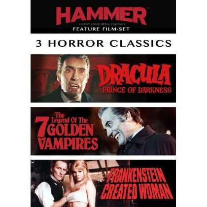 3 FILM HAMMER HORROR SET-3 FILM HAMMER HORROR SET