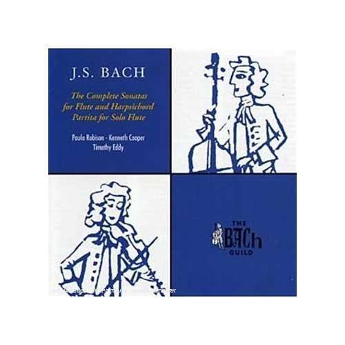 COMPLETE SONATAS FOR FLUTE & HARPSICHORD-BACH / ROBISON / COOPER / EDDY
