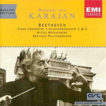 PIANO CONCERTOS 1 & 2: KARAJAN EDITION-BEETHOVEN / WEISSENBERG / KARAJAN / BERLIN PHIL