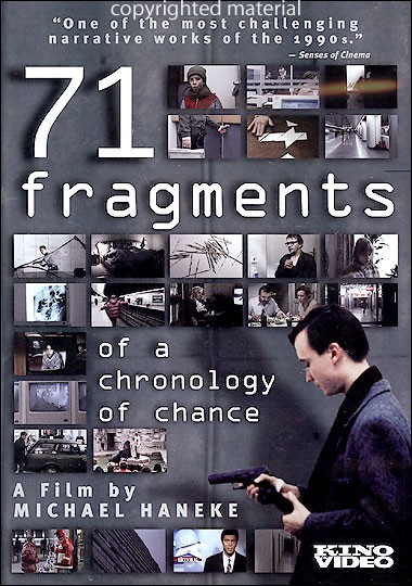 71 FRAGMENTS OF A CHRONOLOGY OF CHANCE / (SUB -71 FRAGMENTS OF A CHRONOLOGY OF CHANCE / (SUB 
