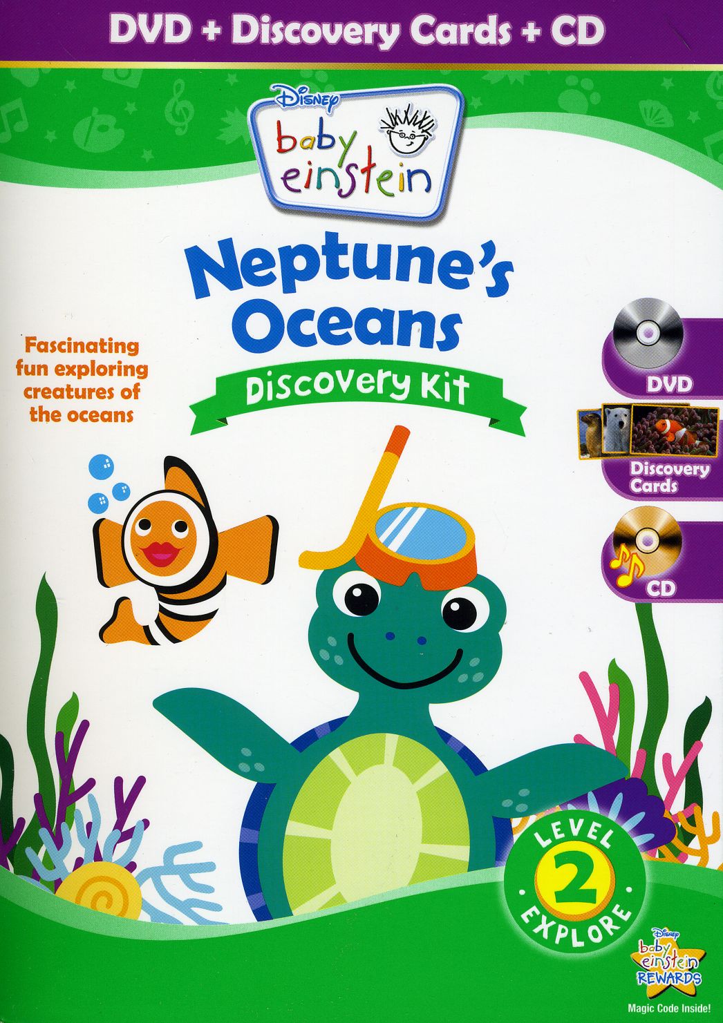NEPTUNE'S OCEANS DISCOVERY KIT (DISCOVERY CARDS)-BABY EINSTEIN (DISCOVERY CARDS) (2PC) (W / CD)