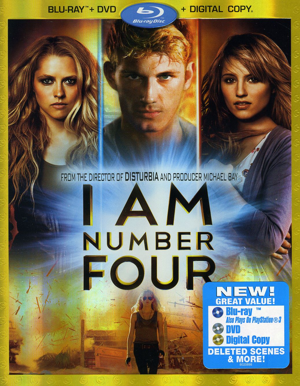 I AM NUMBER FOUR (3PC) (W / DVD) / (AC3 DO-I AM NUMBER FOUR (3PC) (W / DVD) / (AC3 DO