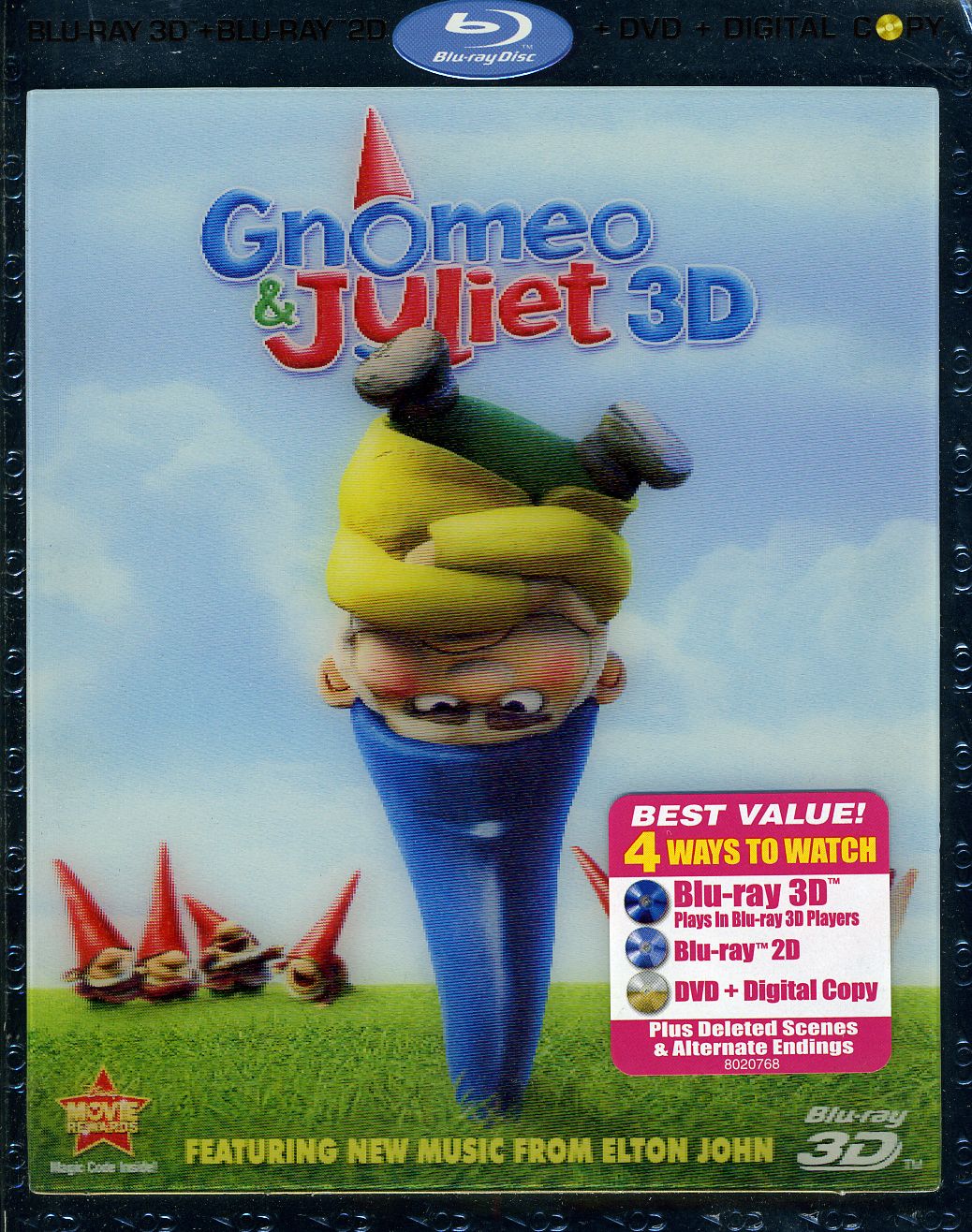 GNOMEO & JULIET (3D) (W / DVD) (WBR) (3-D) (AC-GNOMEO & JULIET (3D)