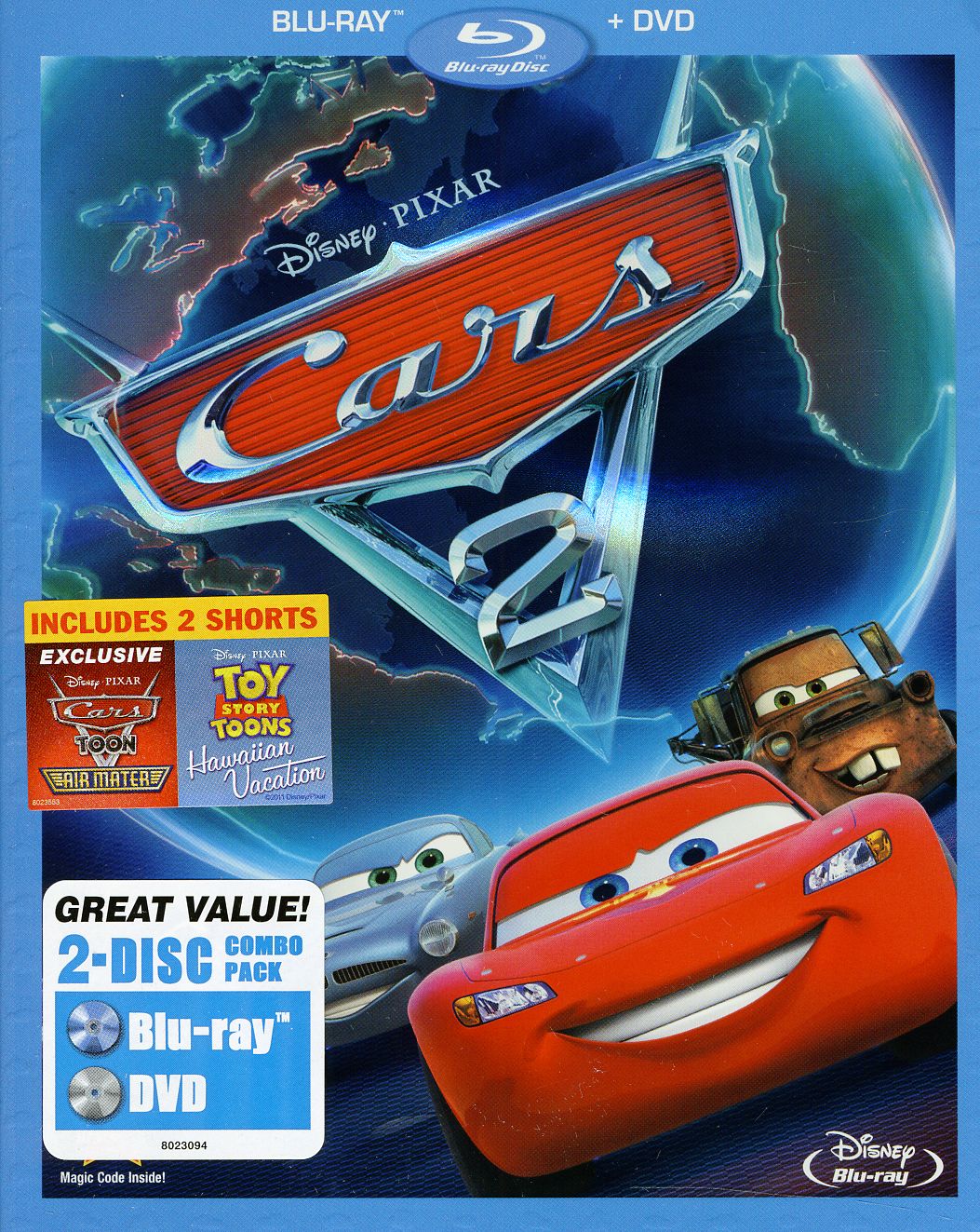 CARS 2 (2PC) (W / DVD) / (AC3 DOL DTS DUB OCRD-CARS 2 (2PC) (W / DVD) / (AC3 DOL DTS DUB 