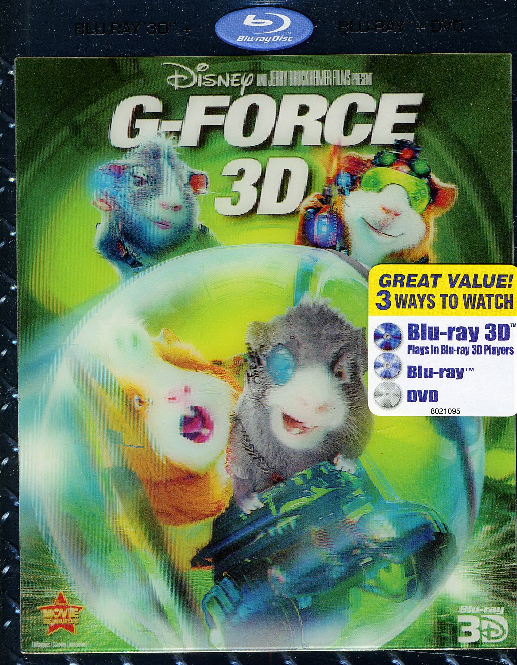 G-FORCE (2009) (3D) (W / DVD) (WBR) (3-D) (AC3-G-FORCE (2009) (3D)