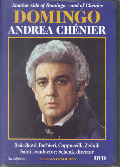 ANDREA CHENIER-GIORDANO / DOMINGO / BENACKOVA / BARBI