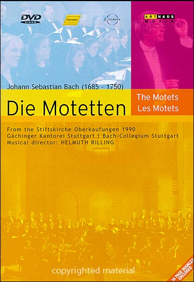 MOTETS-BACH / RILLING / GACHINGER KANTOREI STUTTG