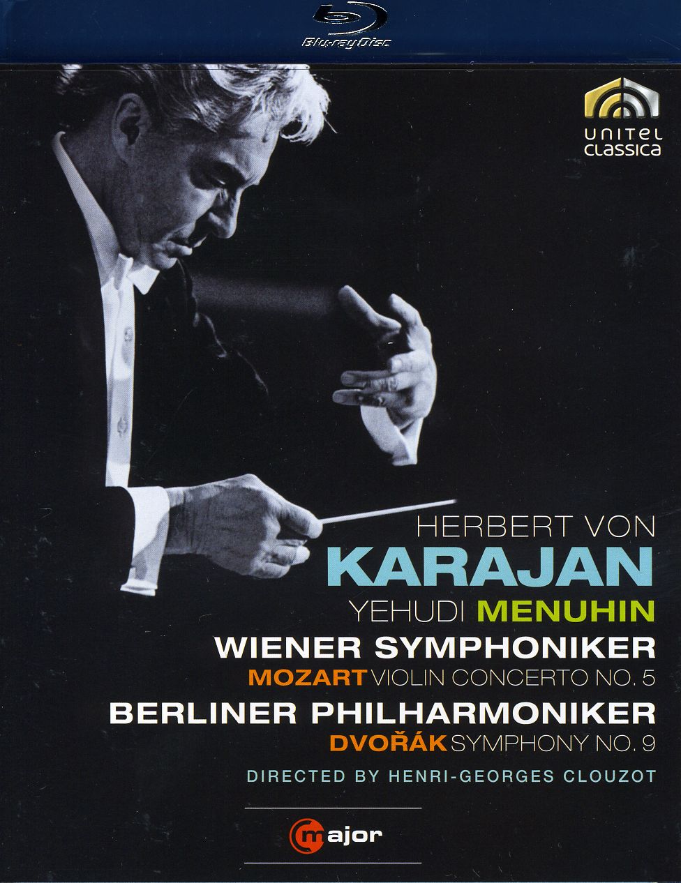 VIOLIN CONCERTO 5 / SYMPHONY 9-HERBERT VON KARAJAN / MENUHIN / BPO / 