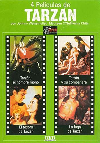 4 PELICULAS DE TARZAN-4 PELICULAS DE TARZAN