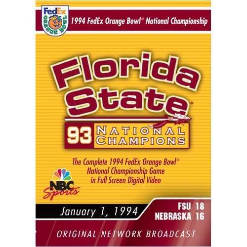 1994 ORANGE BOWL CHAMPIONSHIP FLORIDA STATE-1994 ORANGE BOWL CHAMPIONSHIP FLORIDA STATE