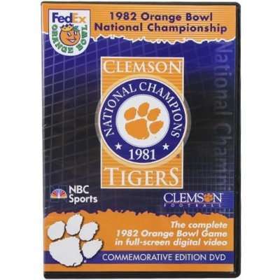 1982 ORANGE BOWL CHAMPIONSHIP CLEMSON TIGERS-1982 ORANGE BOWL CHAMPIONSHIP CLEMSON TIGERS