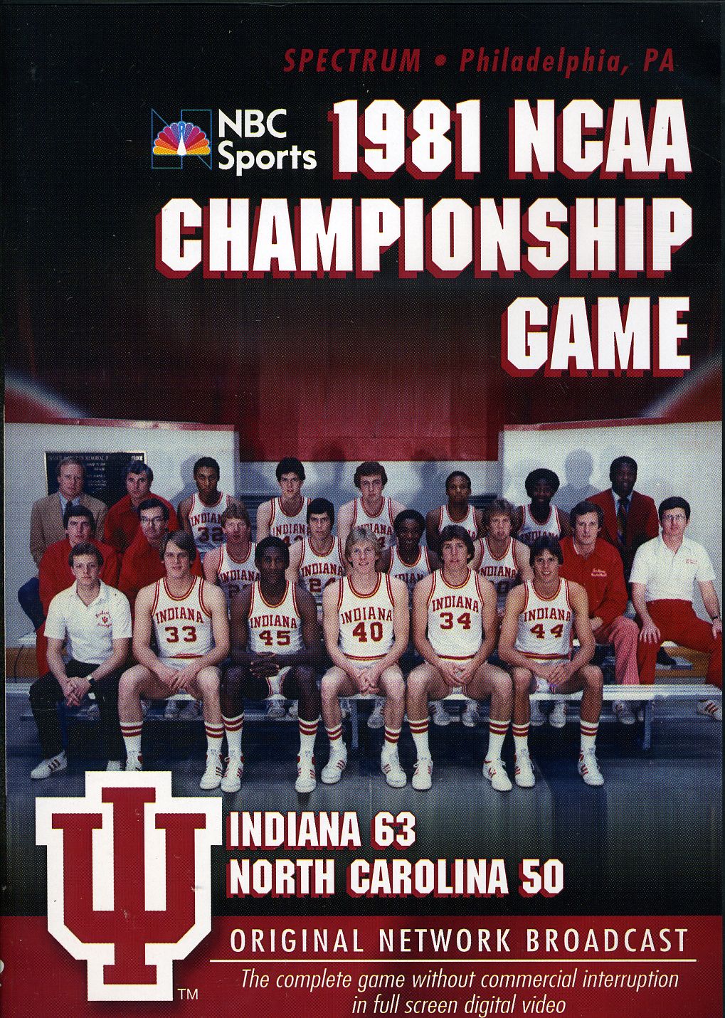 1981 NCAA CHAMPIONSHIP: INDIANA VS UNC-1981 NCAA CHAMPIONSHIP: INDIANA VS UNC