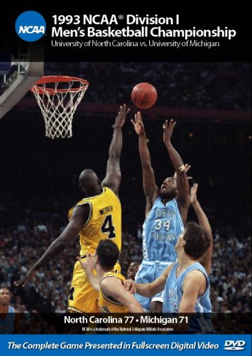 1993 NCAA CHAMPIONSHIP NORTH CAROLINA VS MICHIGAN-1993 NCAA CHAMPIONSHIP NORTH CAROLINA VS MICHIGAN