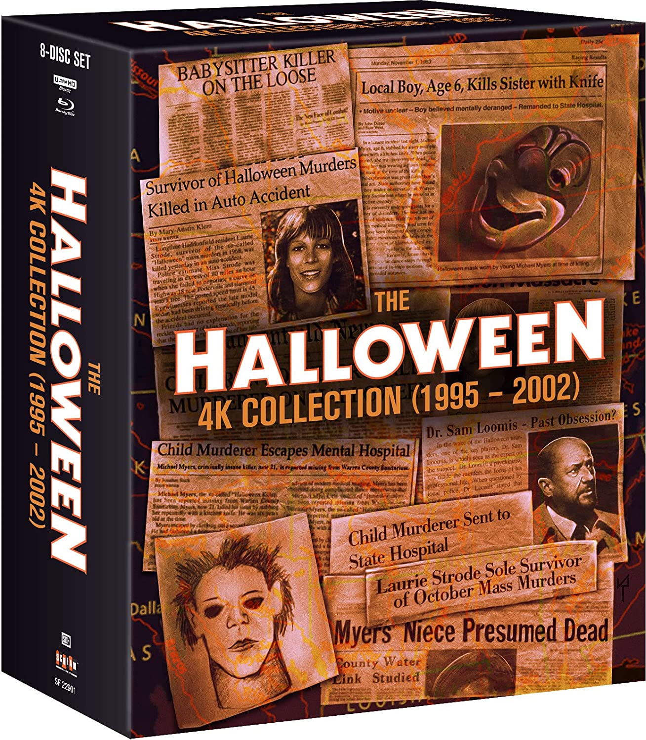 HALLOWEEN 4K COLLECTION (1995 - 2002) (4K) (BOX)-HALLOWEEN 4K COLLECTION (1995 - 2002)