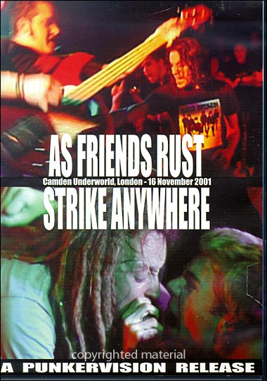 LIVE AT THE UNDERWORLD -N-AS FRIENDS RUST / STRIKE AN