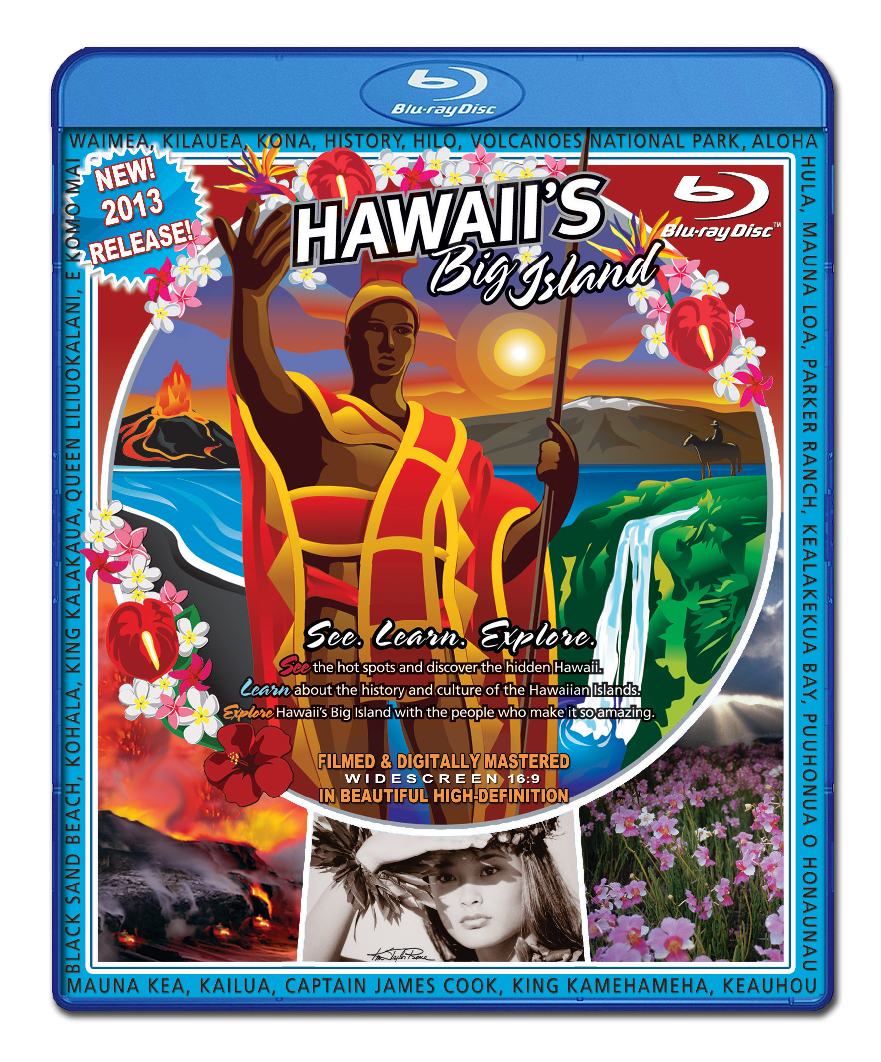 VIDEO POSTCARD OF HAWAII'S BIG ISLAND CLAM SHELL-VIDEO POSTCARD OF HAWAII'S BIG ISLAND CLAM SHELL