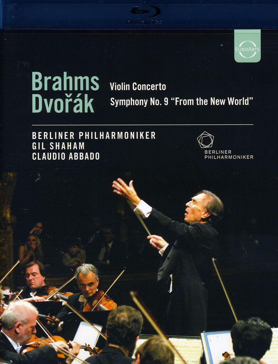 VIOLIN CONCERTO / SYMPHONY NO 9-BRAHMS / DVORAK / BEETHOVEN / ABBADO 