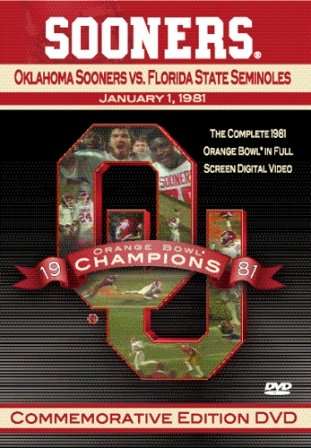 1981 OKLAHOMA SOONERS VS FLORIDA STATE SEMINOLES-1981 OKLAHOMA SOONERS VS FLORIDA STATE SEMINOLES