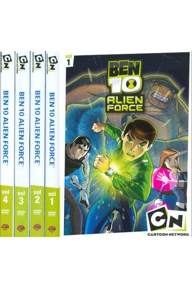 BEN 10 ALIEN FORCE: VOL. 1-4 (4PC) / (STD)-BEN 10 ALIEN FORCE: VOL. 1-4 (4PC) / (STD)
